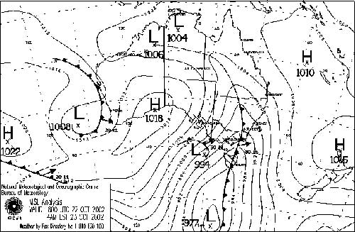 Synoptic Chart Western Australia